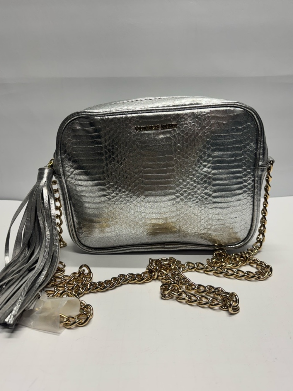 ✨Victoria's Secret Crossbody Bag Metallic Silver